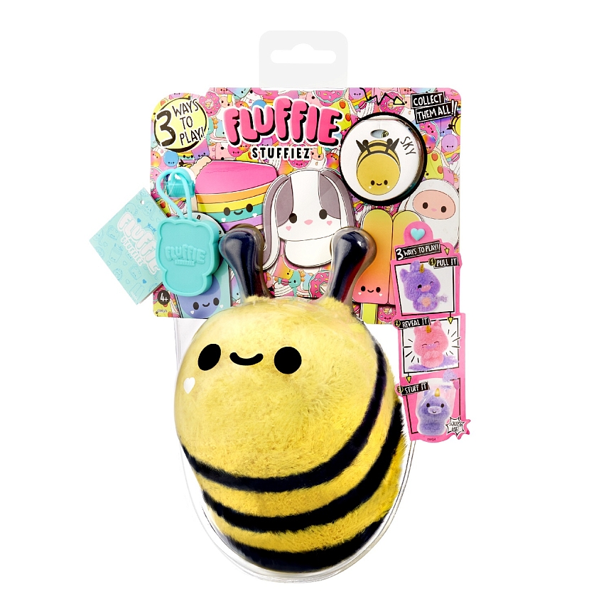Флаффи Стаффиз Игровой набор Маленькая Пчела 2в1 Fluffie Stuffiez