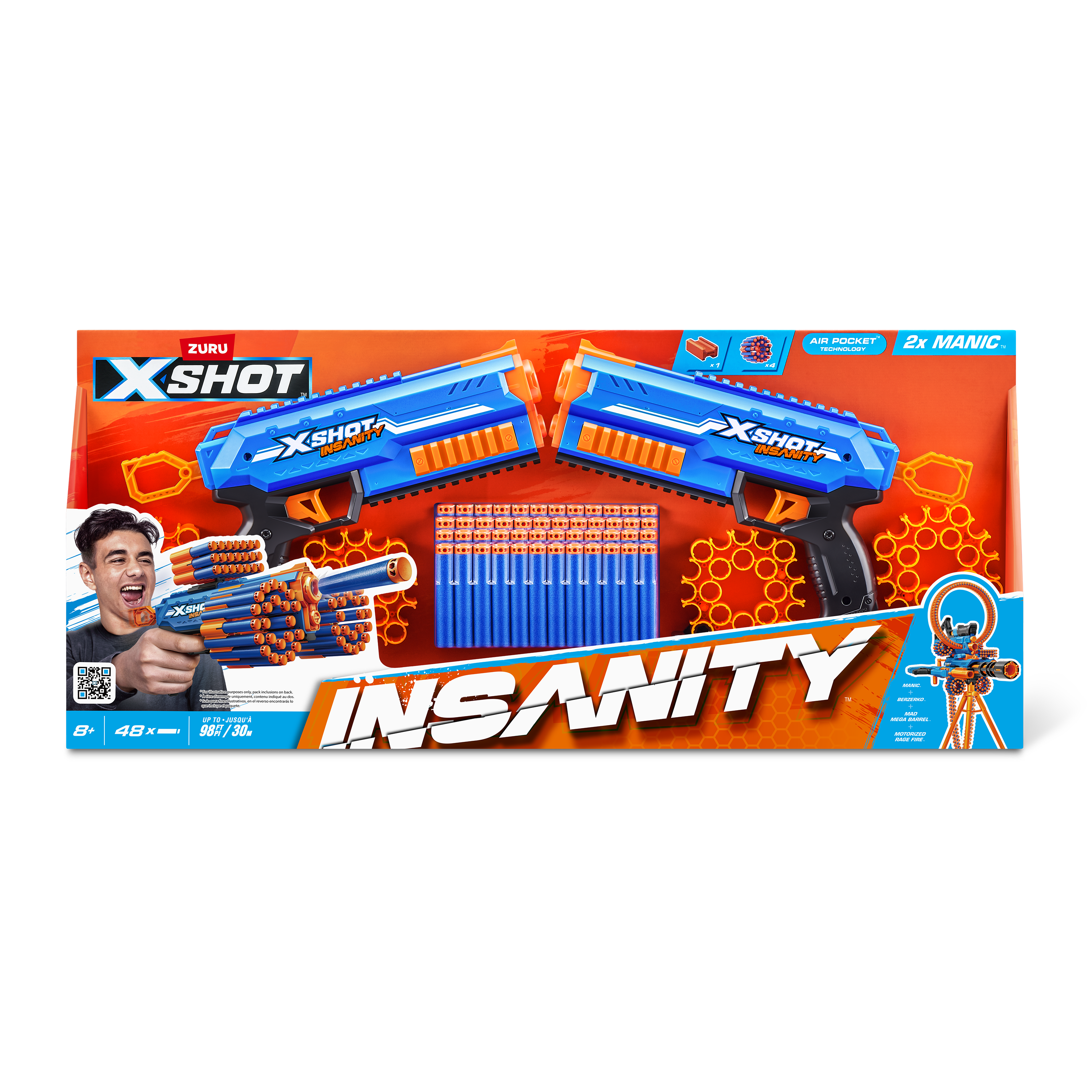 Икс Шот Бластер HYPER GEL STINGER с аксессуарами X-SHOT – купить