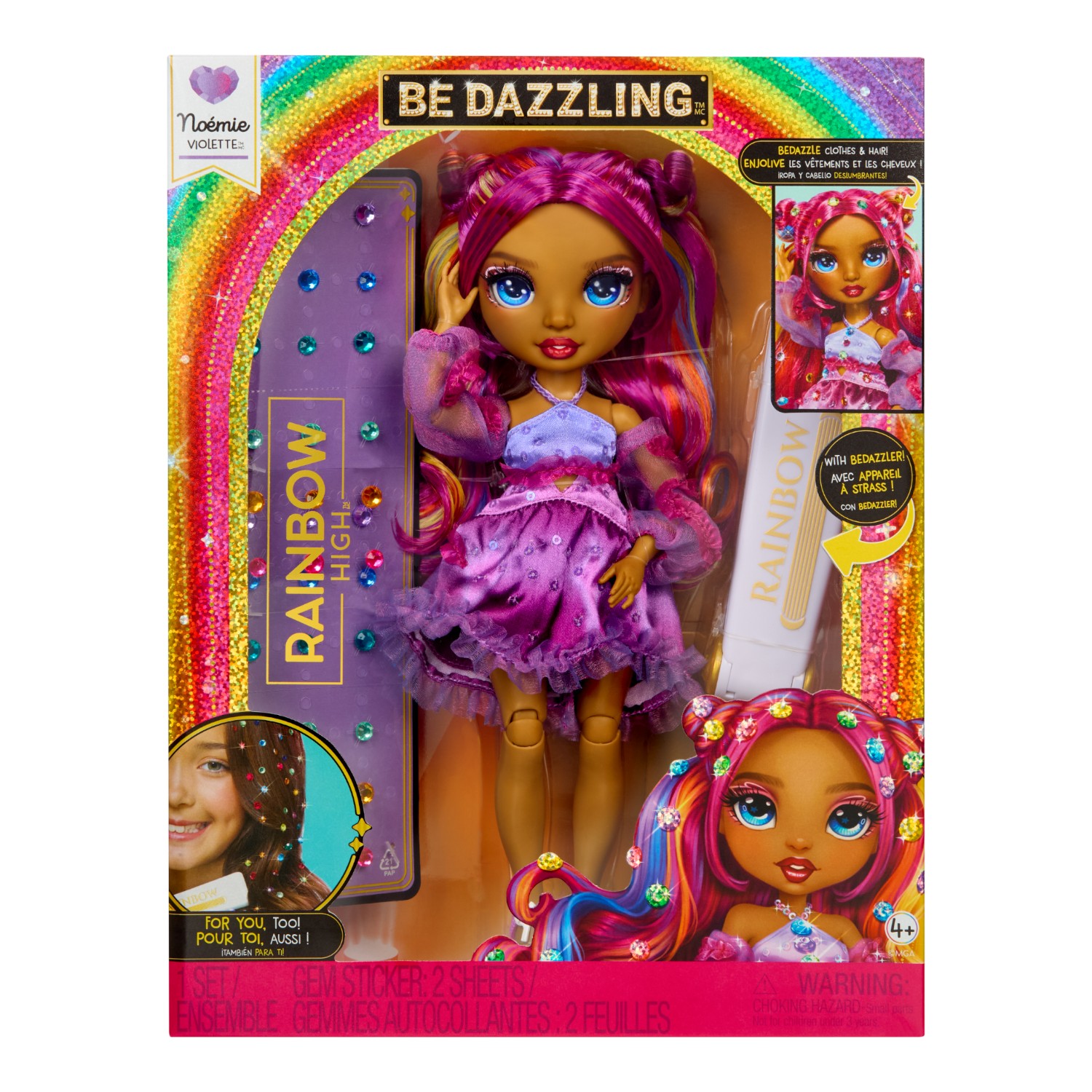 Рейнбоу Хай Кукла Dazzling Селин бирюзовая с аксессуарами Rainbow