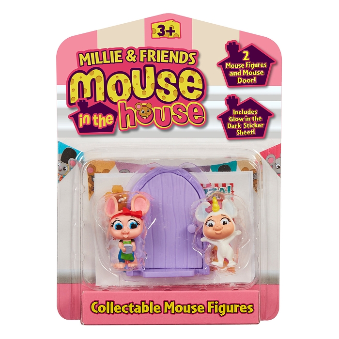 Маус ин Хаус. Игровой набор 2в1 фигурки Флэш и Шугар. TM Mouse in the House