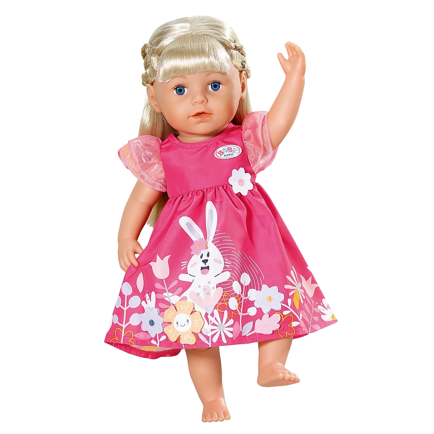 БЕБИ борн. Платье с цветами для кукол 43 см, вешалка. BABY born