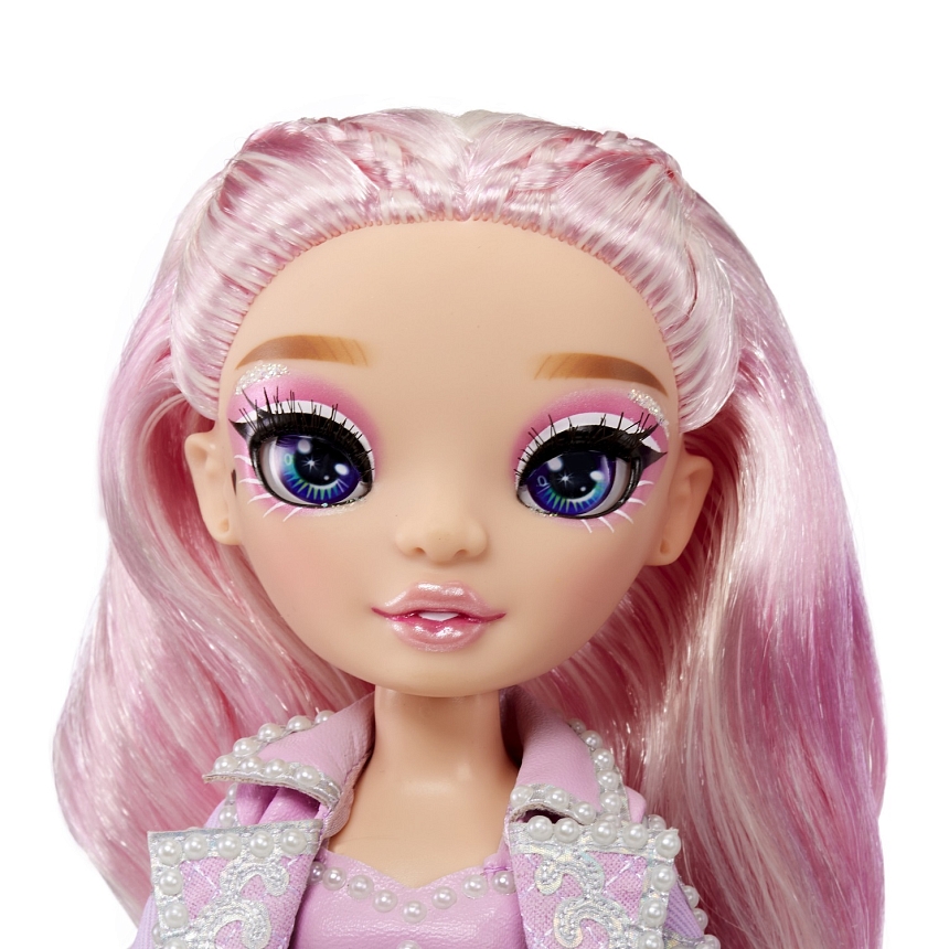 Рейнбоу Хай Кукла Vision Минни Чой 28 см розовая с аксессуарами RAINBOW HIGH