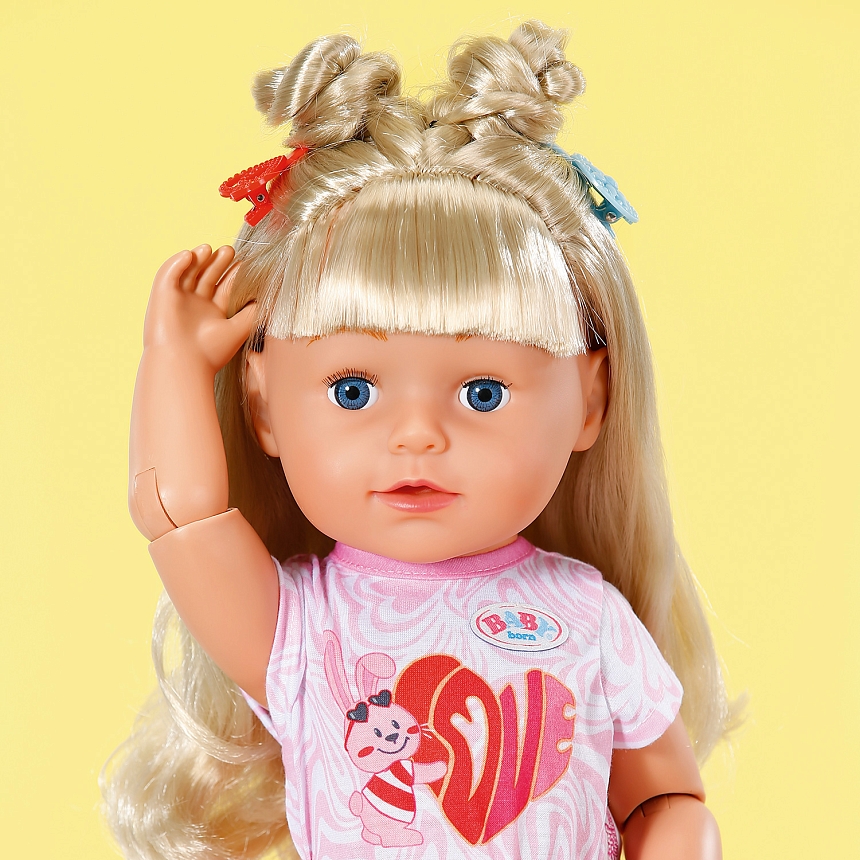 БЕБИ борн. Интерактивная кукла Cестричка 43 см, аксессуары. 2.0 BABY born