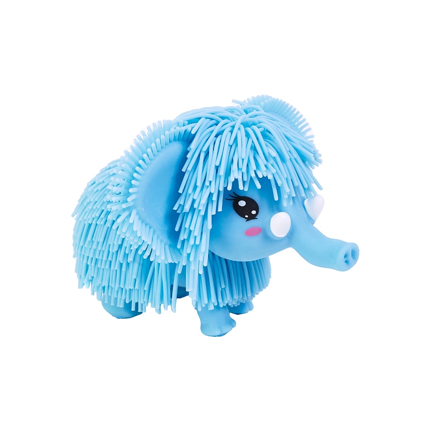 Джигли Петс Игрушка Мамонтенок голубой интерактивный, ходит Jiggly Pets