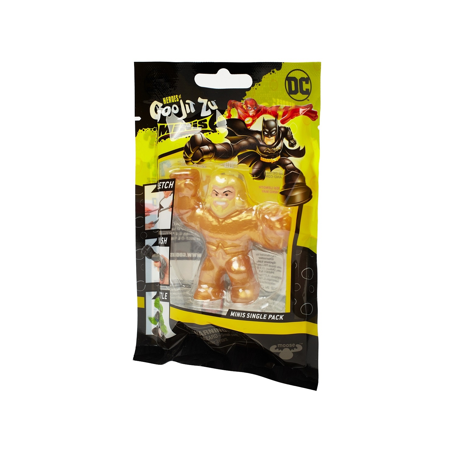 Гуджитсу Мини Игрушка Аквамен золотой DC тянущаяся фигурка GooJitZu ...