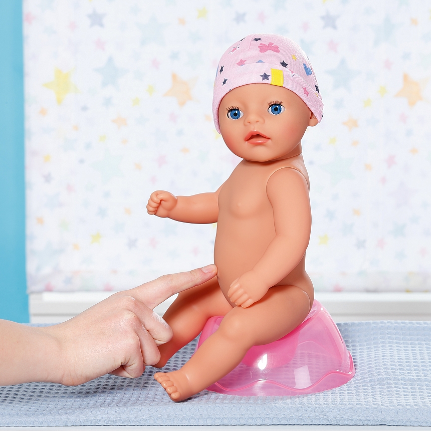 БЕБИ борн. Интерактивная кукла Маленькая девочка 36 см. 2.0 BABY born