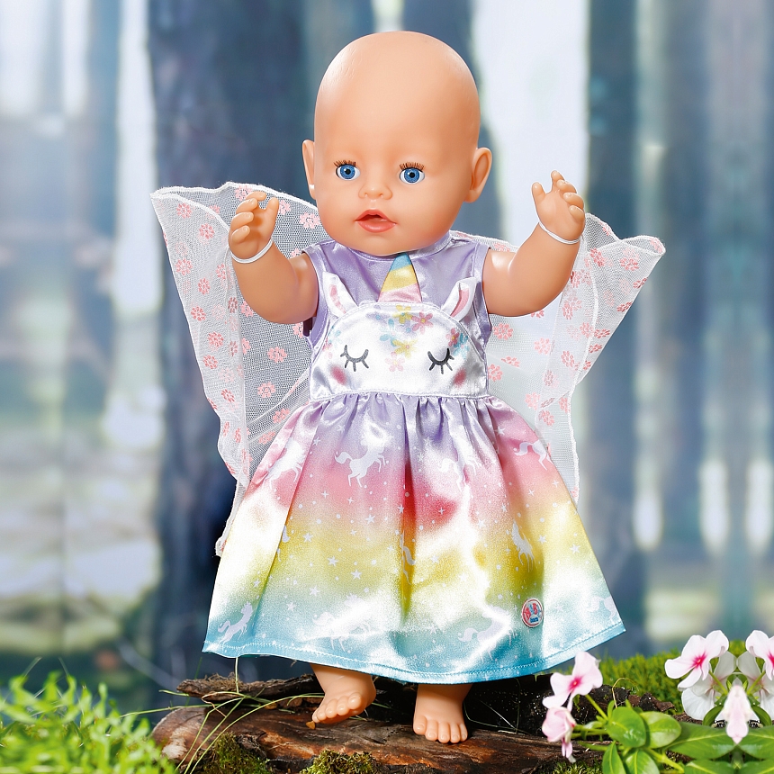 БЕБИ борн. Платье Бабочка для кукол 43 см, вешалка. BABY born