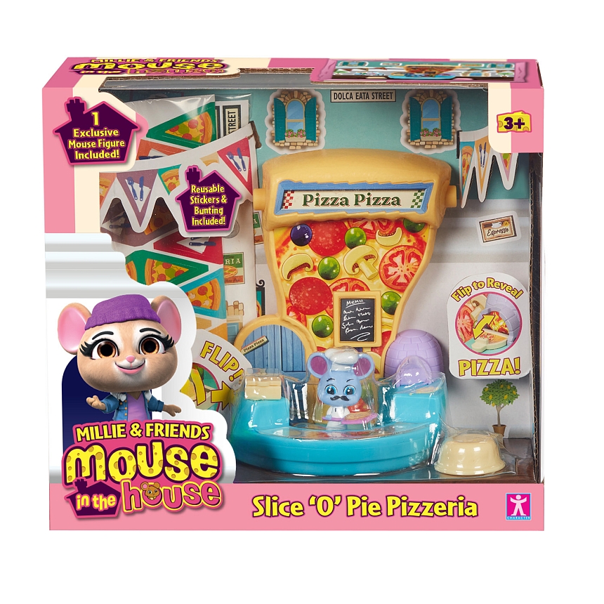 Маус ин Хаус. Игровой набор Пиццерия Маусвилль. TM Mouse in the House
