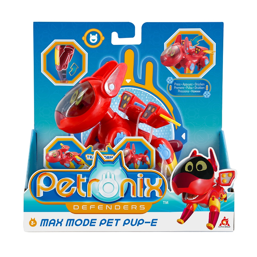 Петроникс. Игрушка питомец-трансформер 2-в-1 Паппи макс-мод. Petronix