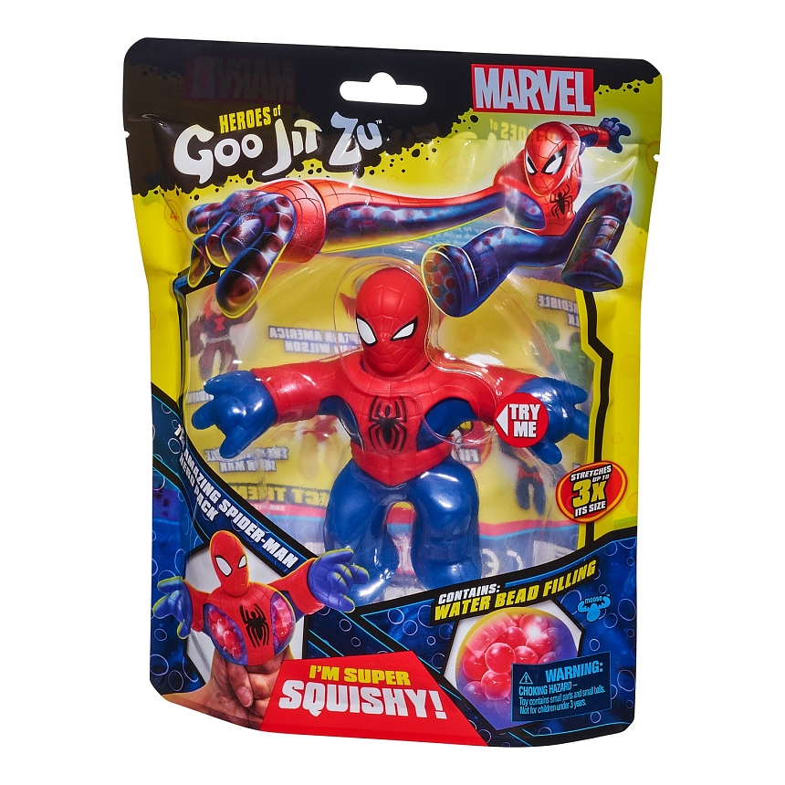Гуджитсу Игрушка Новый Человек-Паук тянущаяся фигурка GooJitZu
