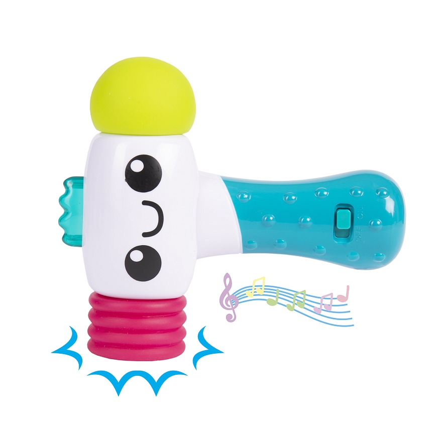 Ауби. Интерактивная игрушка Веселый молоток, свет и звук. TM Auby